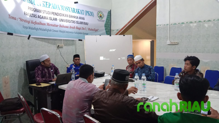 Dosen PBA FAI UIR sukses laksanakan PKM Kefasihan menuturkan bahasa Arab